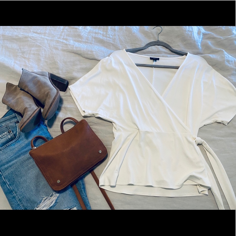 Ann Taylor wrap top